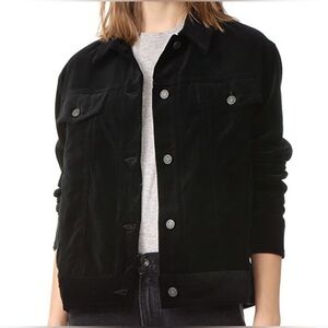 Black velvet jacket from Rag & Bone / JEAN XS/S